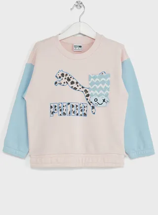 Kids Classics Mix Match Crew Tr Sweatshirt 