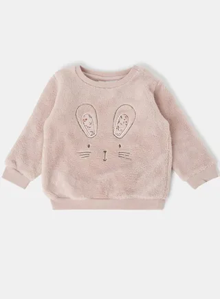 Infant Bunny Long Sleeve Sweatshirt 