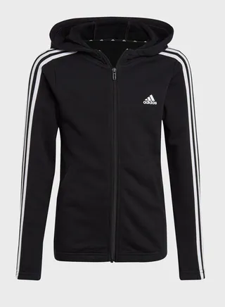 Kids 3 Stripe Essential Hoodie 