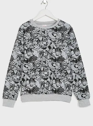 Youth Marvel Comics Sweatshirt 