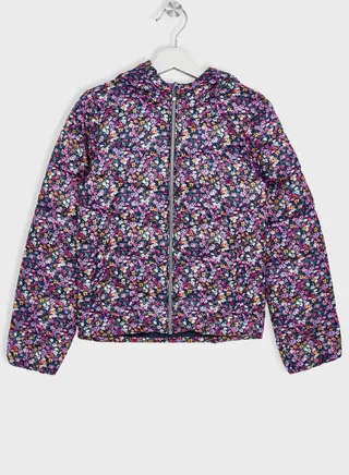 Kids Floral Print Hoodie 