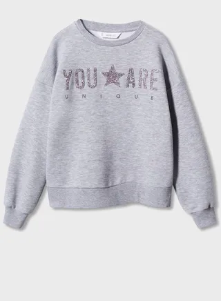 Kids Slogan Sweatshirt 