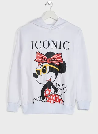 Youth Minnie Mouse Hoodie 