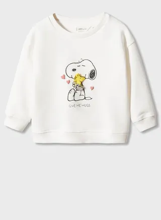 Infant Snoopy Print Sweatshirt 