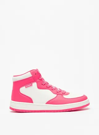 Womens Lace Up High Top Sneakers