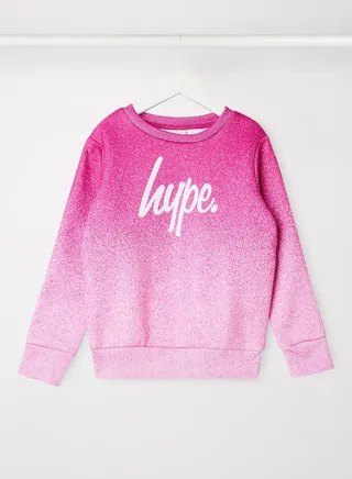 Girls Speckled Fleece Sweatshirt 