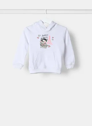 Baby Girls Sweatshirt Cloud White 