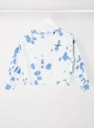 Kids/Teen Tie-Dye Sweatshirt Blue 