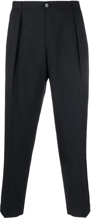 Tapered Ankle-Length Trousers