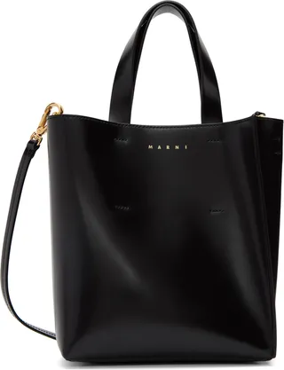 Marni Black Mini Museo Tote