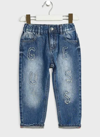 Kids Light Wash Straight Fit Jeans 