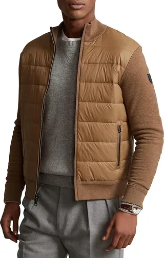 Hybrid Zip Sweater