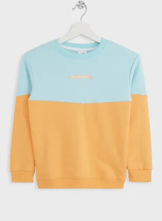 Girls Colorblock Sweatshirt 