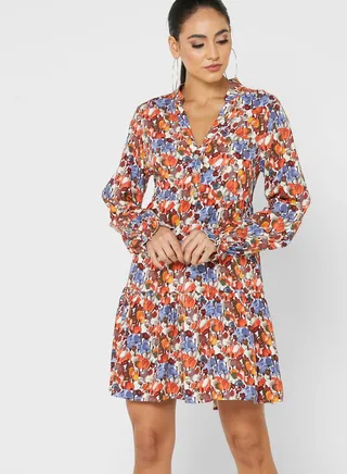 Printed Flare Tunic 