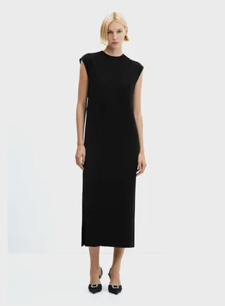 Crew Neck Knitted Dress 