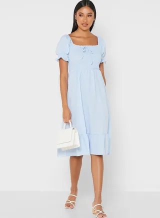 Tie Back Detail Dress