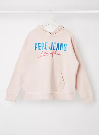 Kids/Teen Logo Print Hoodie Pink 