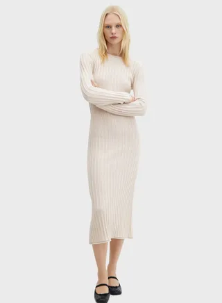 Ripped Knitted Dress 