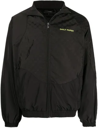 Logo-Print Bomber Jacket