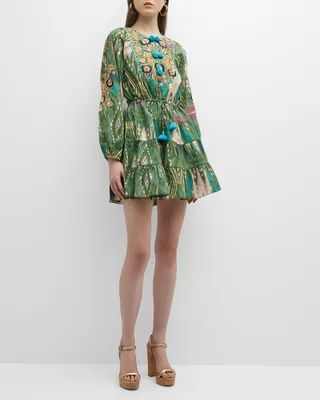 Josie Embroidered Short Dress