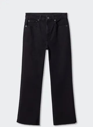 Youth Frayed Flared Jeans 