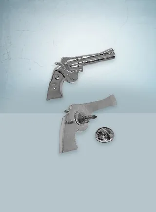 Pistol 1 Silver Pin 