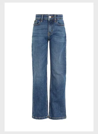 Kids Mid Wash Straight Fit Jeans 