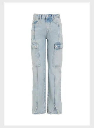 Kids Light Wash Straight Fit Jeans 