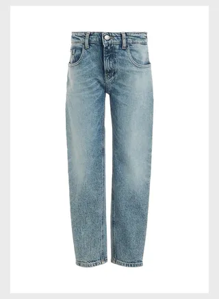 Kids Mid Wash Straight Fit Jeans 