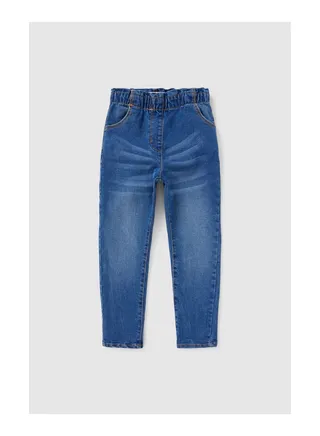 Toddler Girl Gathered Waist Jean 