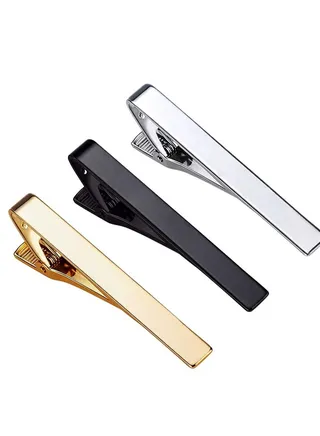3 PCS Classic Tie Clips for man Business and Daily Life 