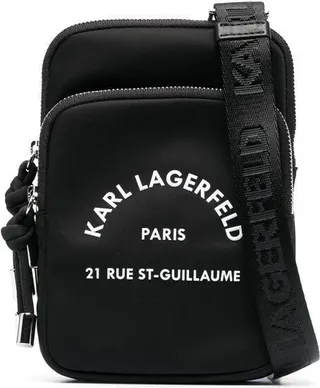 Logo-Print Crossbody Bag