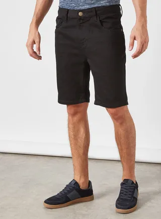 Basic Shorts Black Wash 