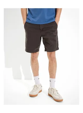 AE Flex 9" Lived-In Khaki Short 