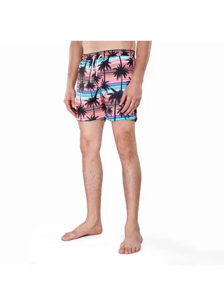 COUP Regular Swim Short For Men - Black - M 