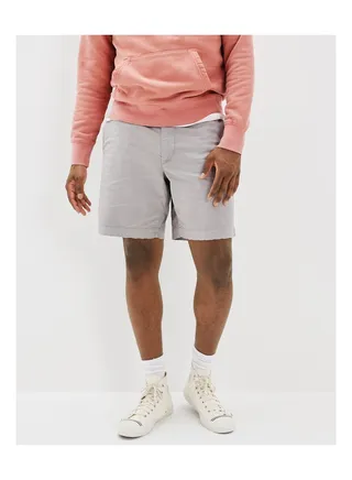 AE Flex 9" Lived-In Khaki Short 
