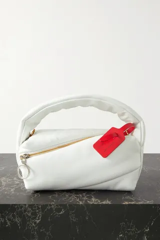 Off-White - Pump 24 Padded Leather Tote - One size