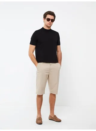 Comfort Fit Gabardine Men's Bermuda Shorts 