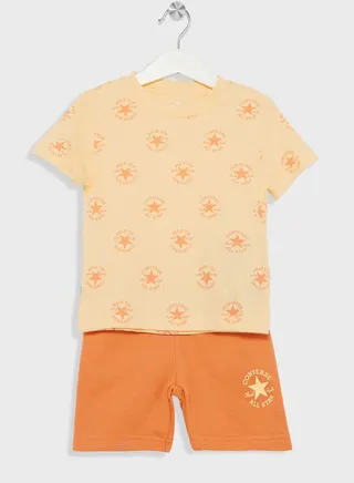 Kids Sustainable Core Aop T-Shirt Set 