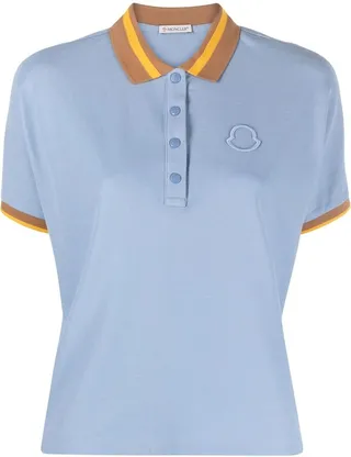 Logo-Patch Short-Sleeved Polo Shirt