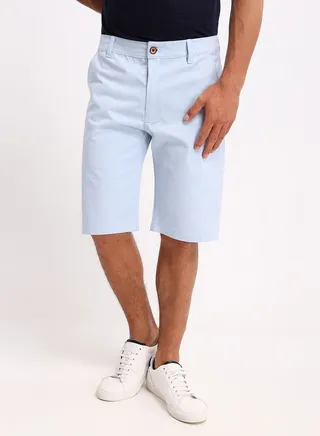 Caesar  men GABARDINE SHORT,SKYBLUE,M 