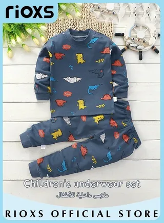 Baby Boys Long Sleeve Tops Pants Clothes Set 2 Pcs Pajama Set Outfits Playwear Sleepwear 
