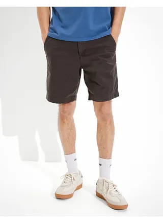 AE Flex 9" Lived-In Khaki Short 