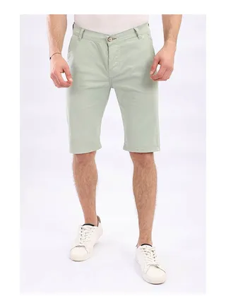 Plain Basic Mid-Rise Shorts 