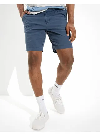 AE Flex 9" Lived-In Khaki Short 