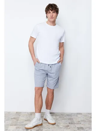 Gray Men's Regular Fit Shorts & Bermuda 
