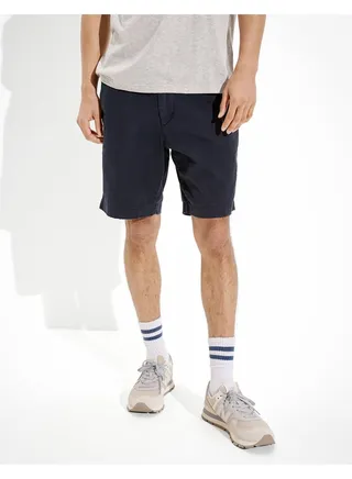 AE Flex 9" Lived-In Khaki Short 