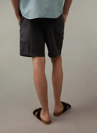 AE 7" Linen-Blend Lived-In Trekker Short 