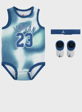 Kids 3 Pack Jordan All Over Printed Set 