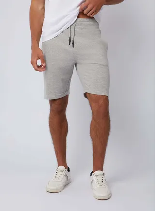 Casual Modern Fit Cotton Sweat Shorts 